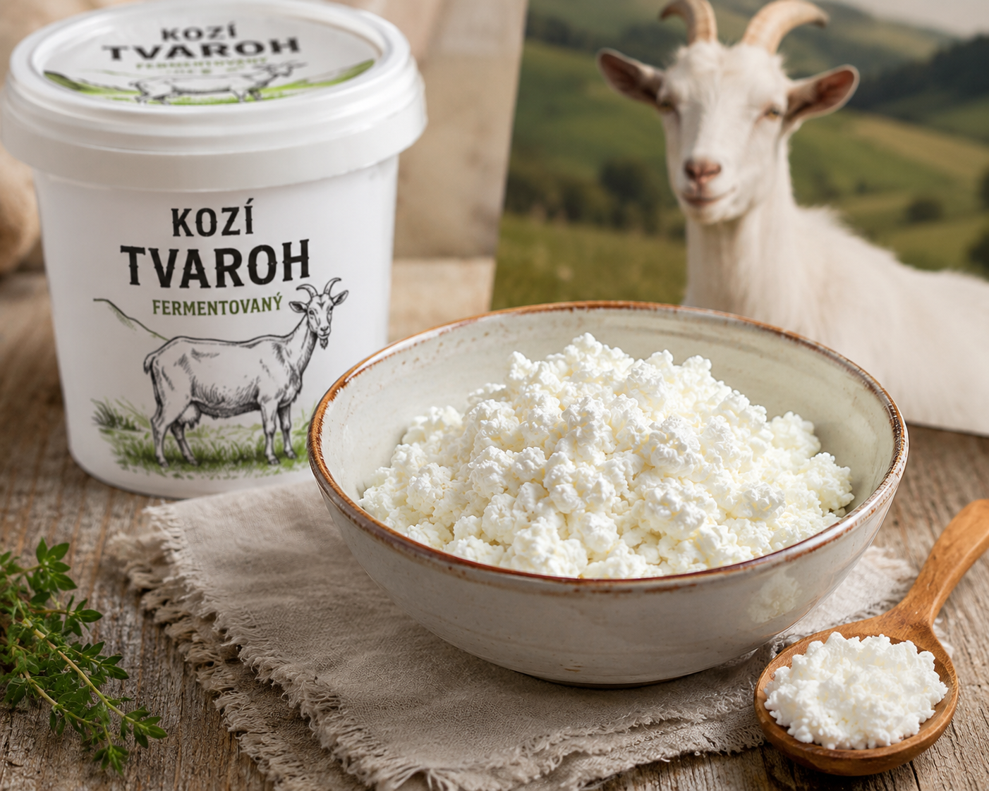 Fermentovaný kozí tvaroh